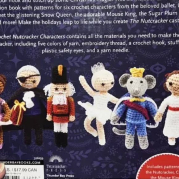 CROCHET NUTCRACKER CHARACTERS CROCHET KIT CHRISTMAS BRAND NEW SEALED - Picture 14 of 16